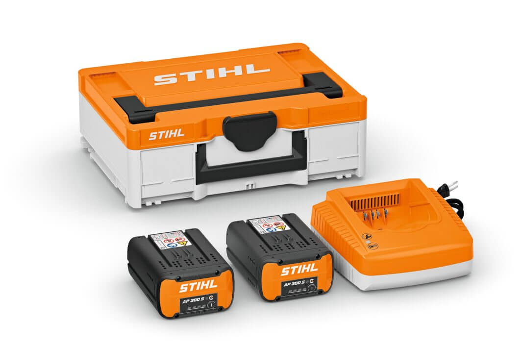 STIHL Akku-Box Power-Box 2 mit 2x AP 300 S und AL 501 | AP-System