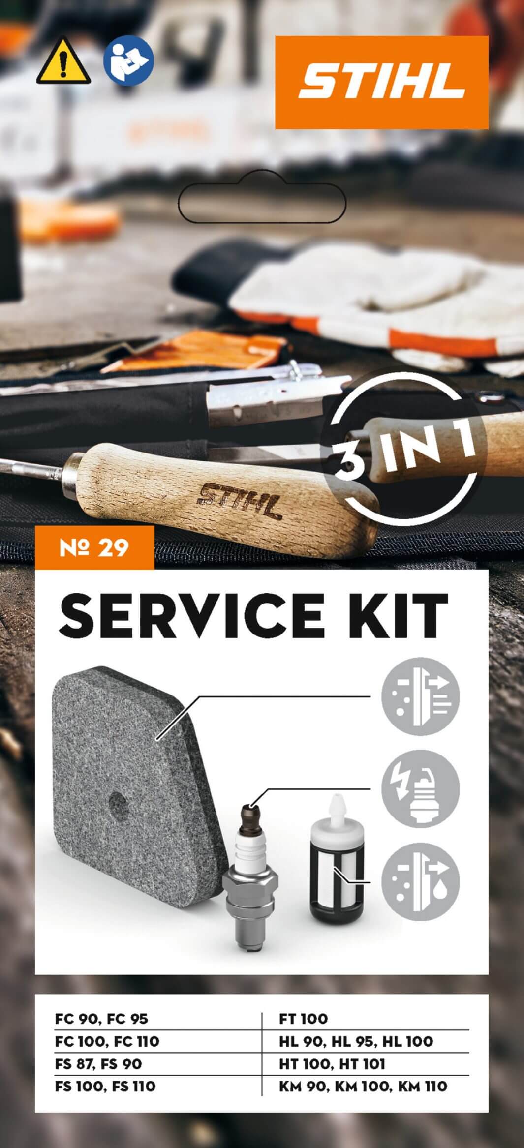 STIHL Service Kit 29 für FC, FS, FT, HL, HT und KM