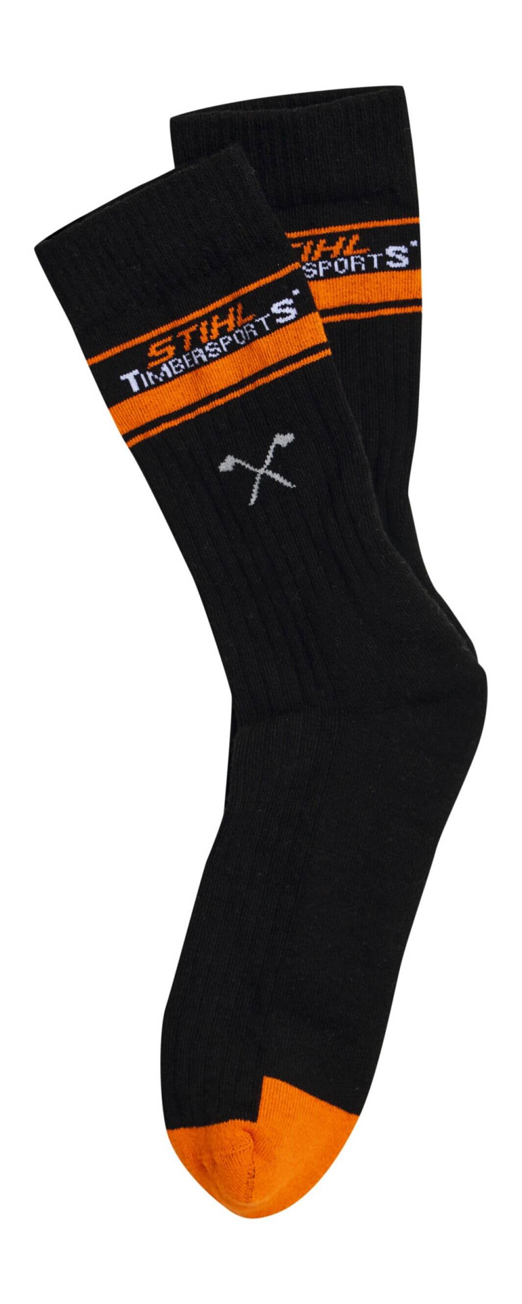 STIHL Socken 3er Set TIMBERSPORTS schwarz / weiß