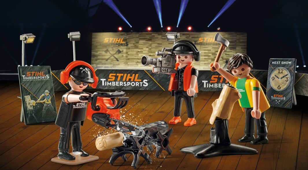 STIHL Playmobil Set TIMBERSPORTS® Edition