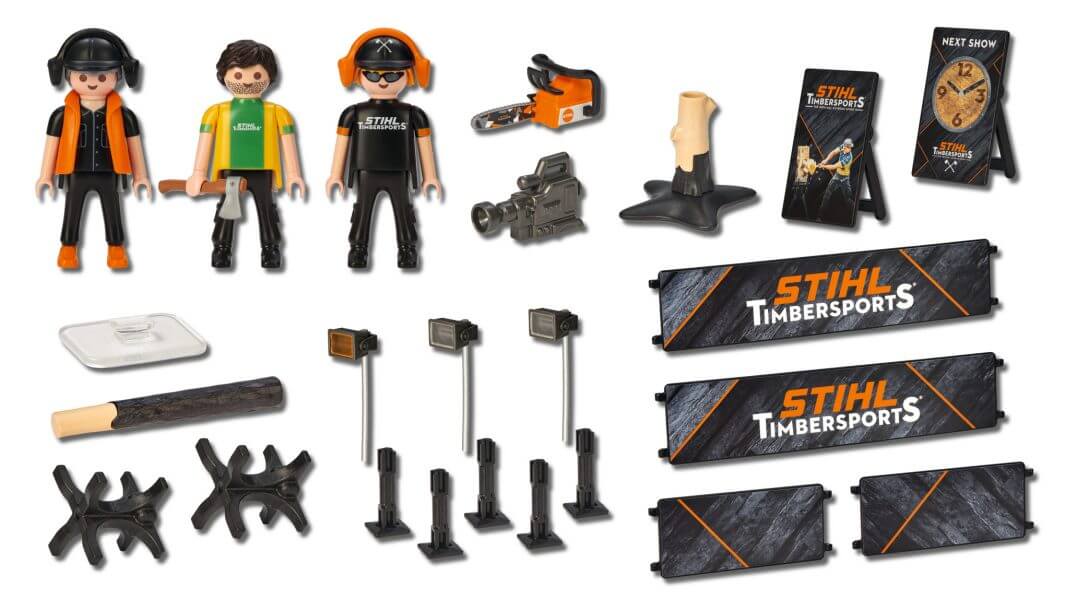 STIHL Playmobil Set TIMBERSPORTS® Edition