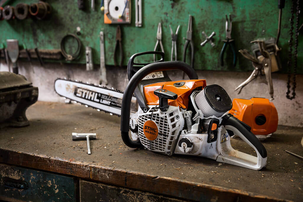 STIHL Benzin-Motorsäge MS 500i W