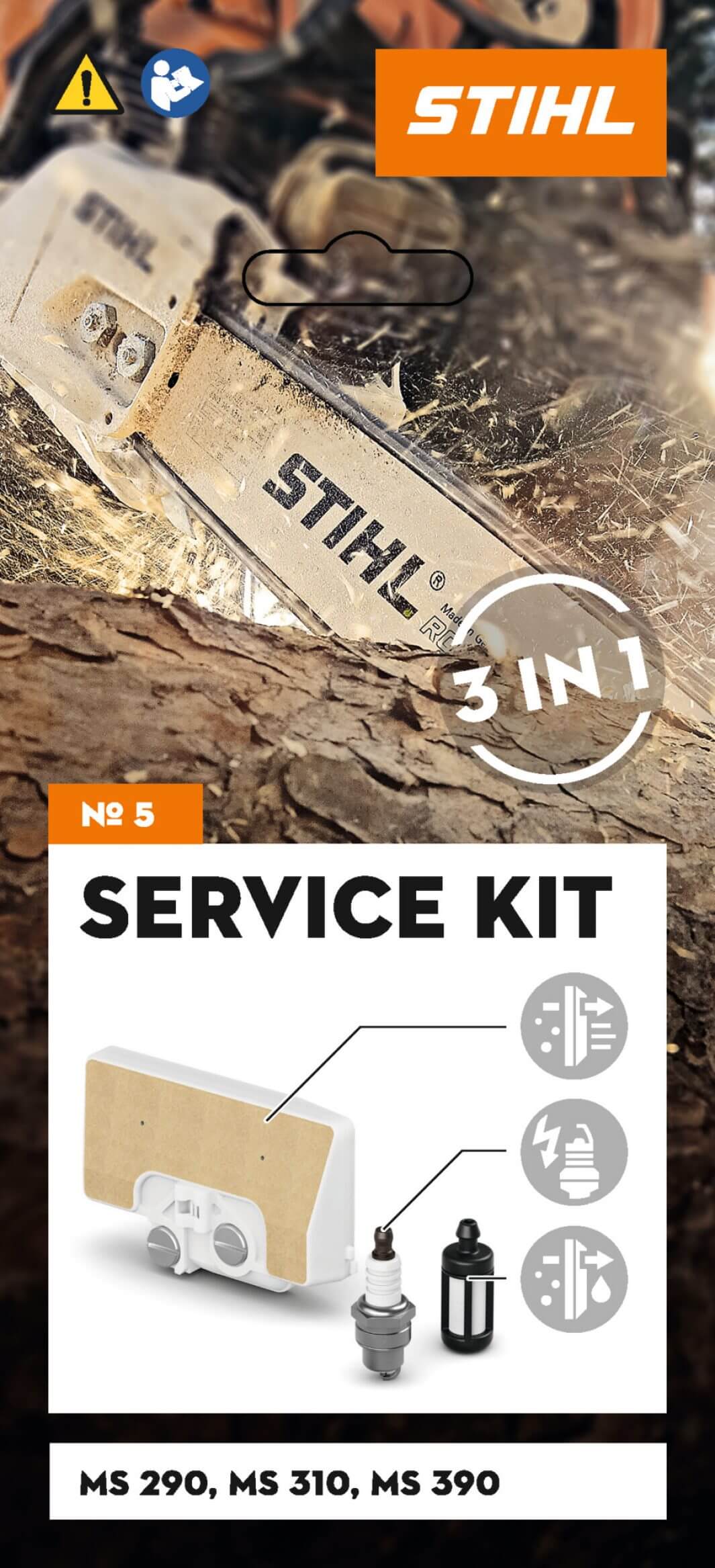 STIHL Service Kit 5 für MS 290, 310 und MS 390