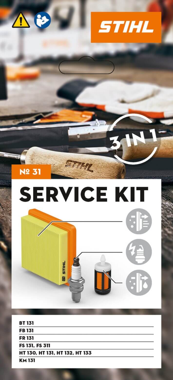 STIHL Service Kit 31 für BT 131, FB 131, FR 131, FS 131, 311, HT 130, 131, 132, 133 und KM 131