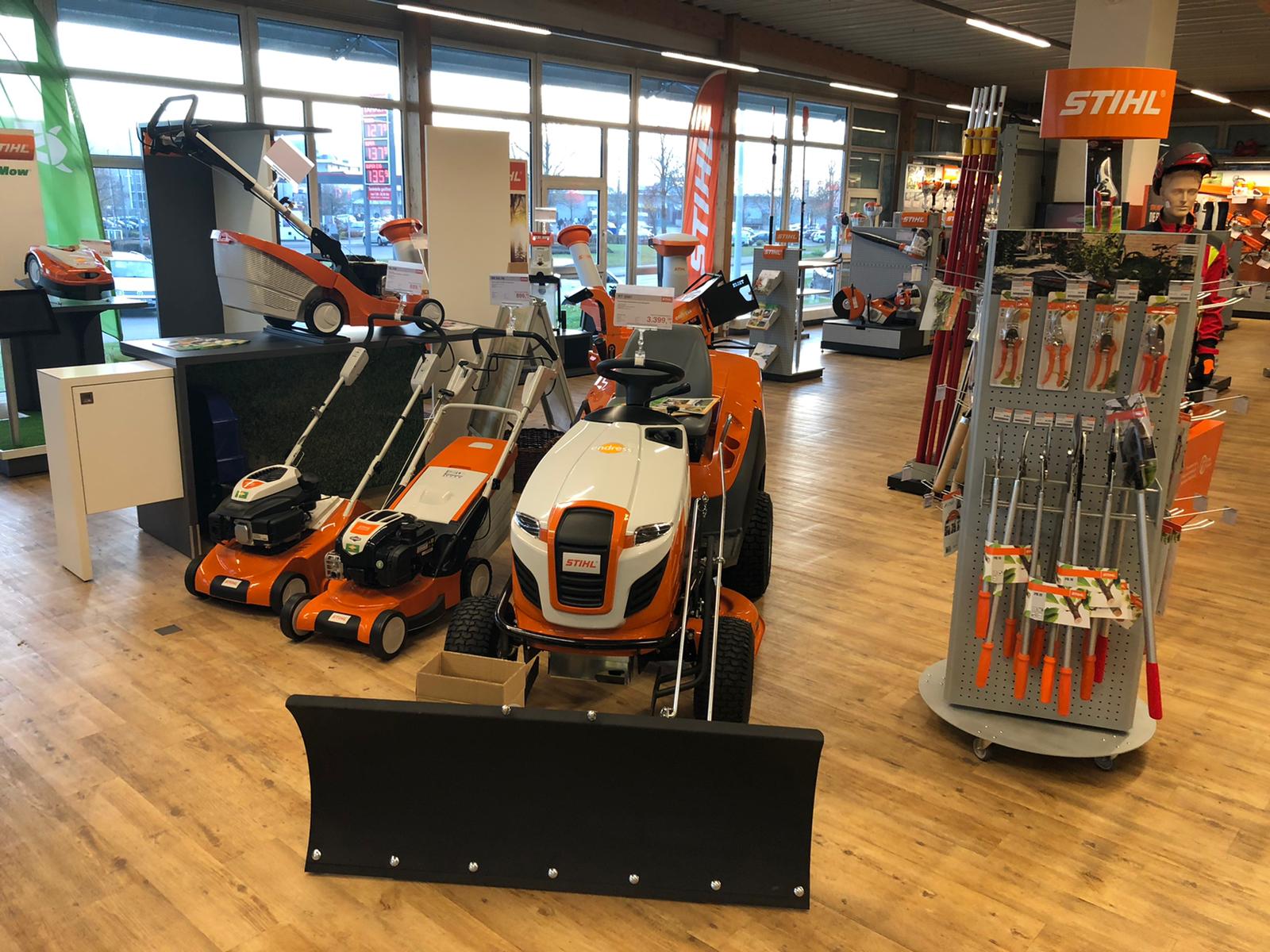 Endress-motorgraete-gmh-schwaebisch-hall-standort-stihl-werkstatt-gartentechnik-07 Endress Niederlassung Schwäbisch Hall mit Verkaufsraum Rasenmäher