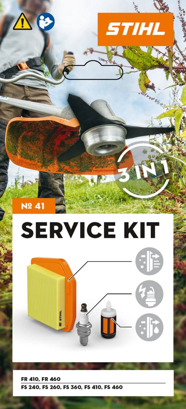 STIHL Service Kit 41 für FS 240, 260, 360, 410, 460, FR 410 und FR 460