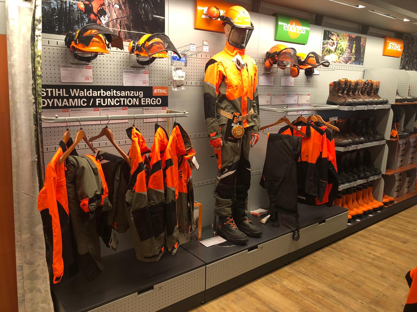 Endress-motorgraete-gmh-schwaebisch-hall-standort-stihl-werkstatt-gartentechnik-13 Endress Niederlassung Schwäbisch Hall mit Verkaufsraum Schnittschutz