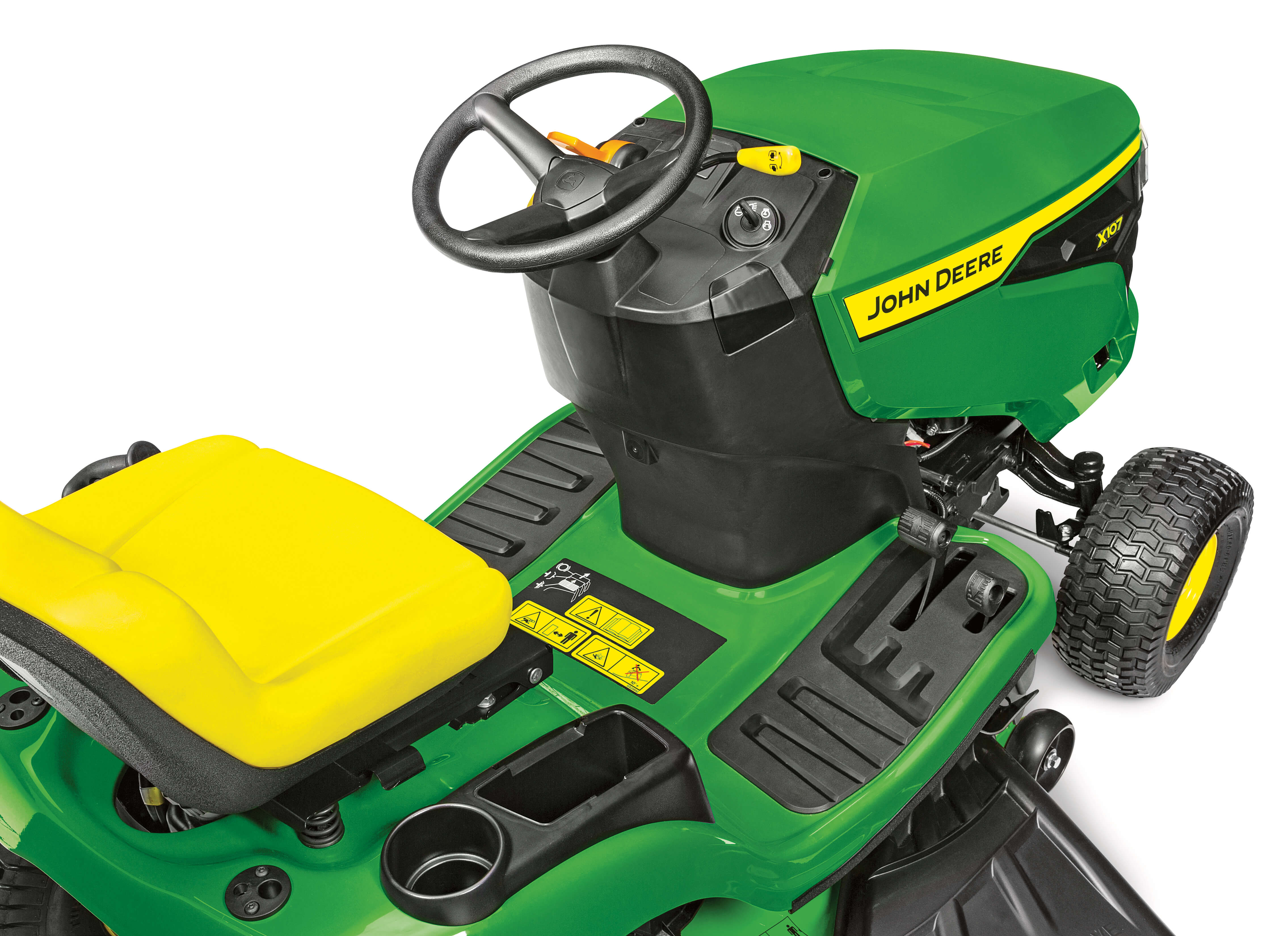 JOHN DEERE Rasentraktor X107