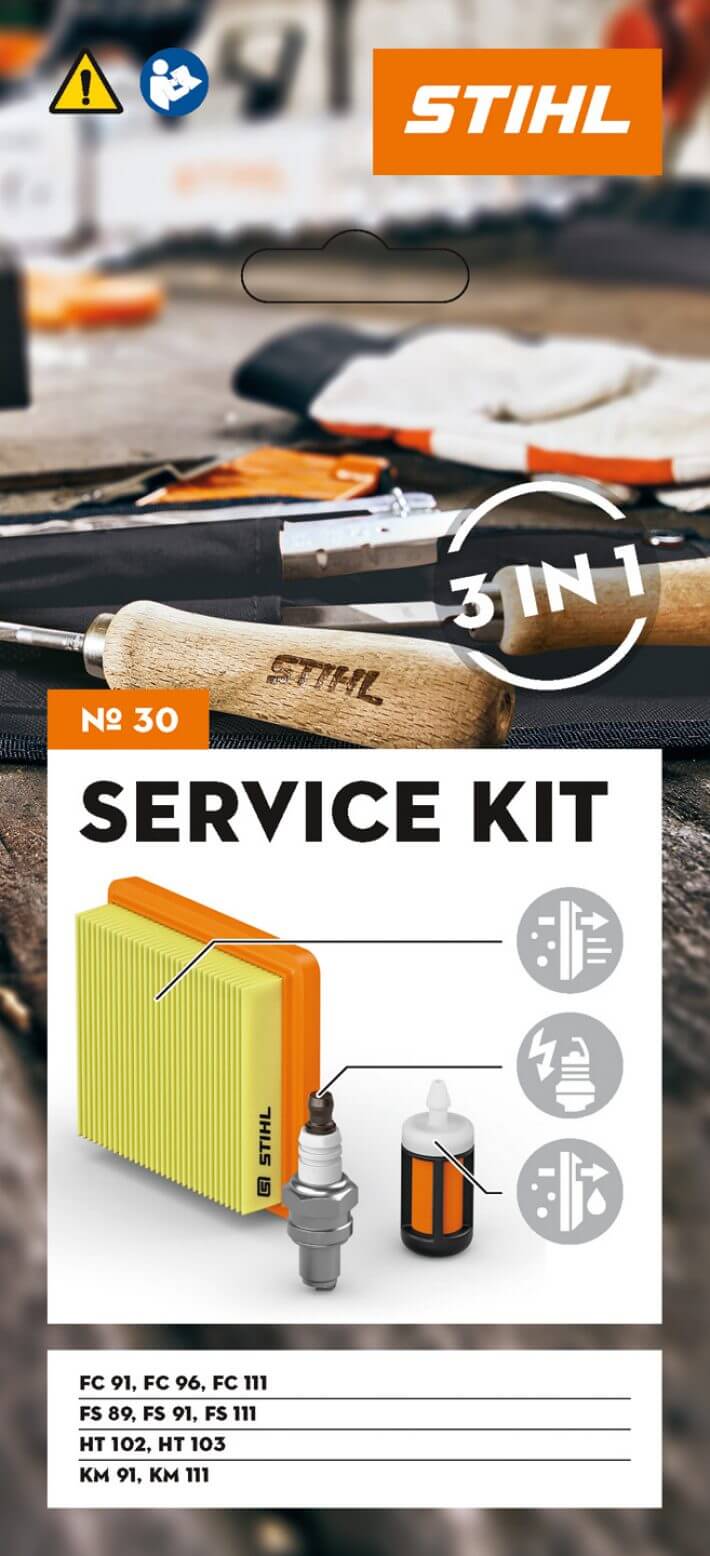 STIHL Service Kit 30 für FS 89, 91, 111, HT 103 und KM 91, 111