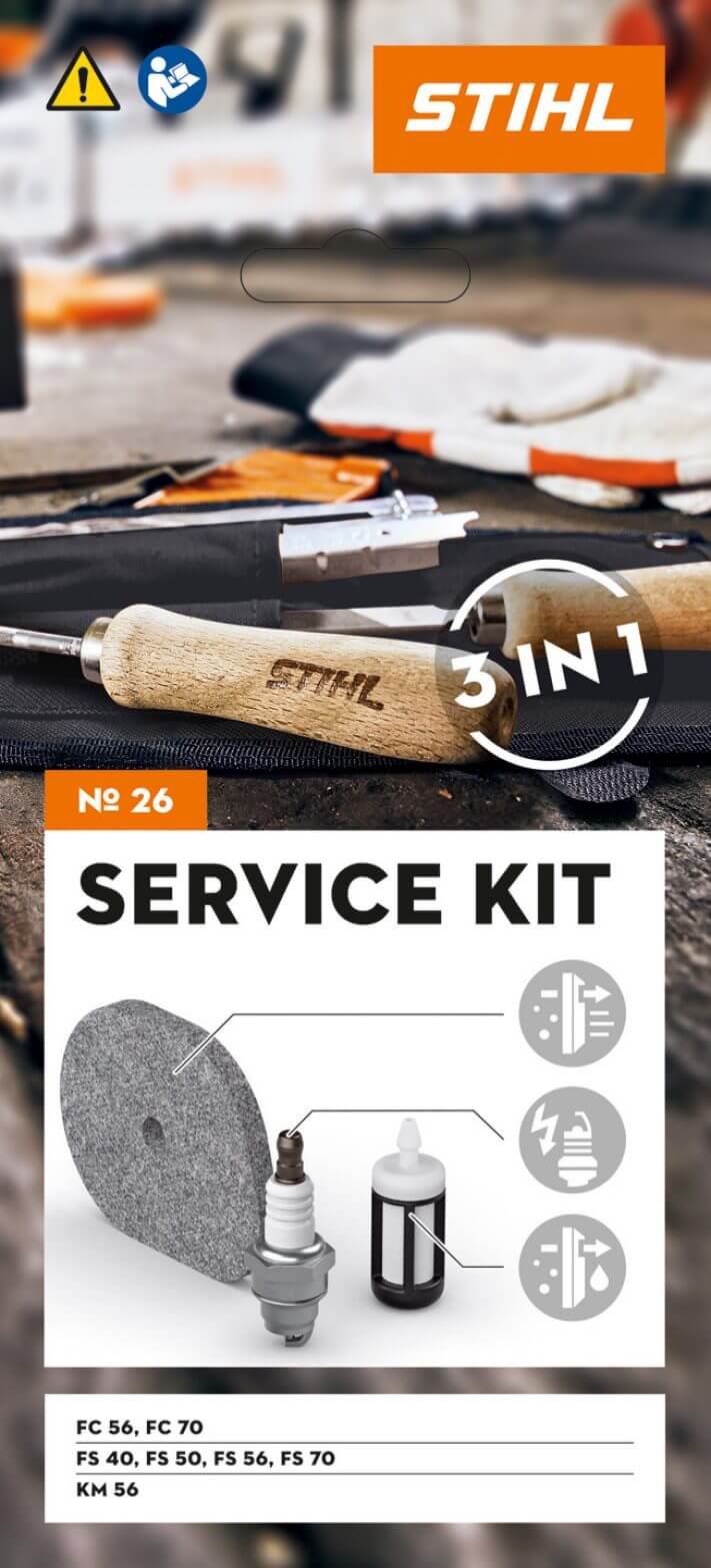 STIHL Service Kit 26 für FS 40, 50, 56, 70, HT 56 und KM 56